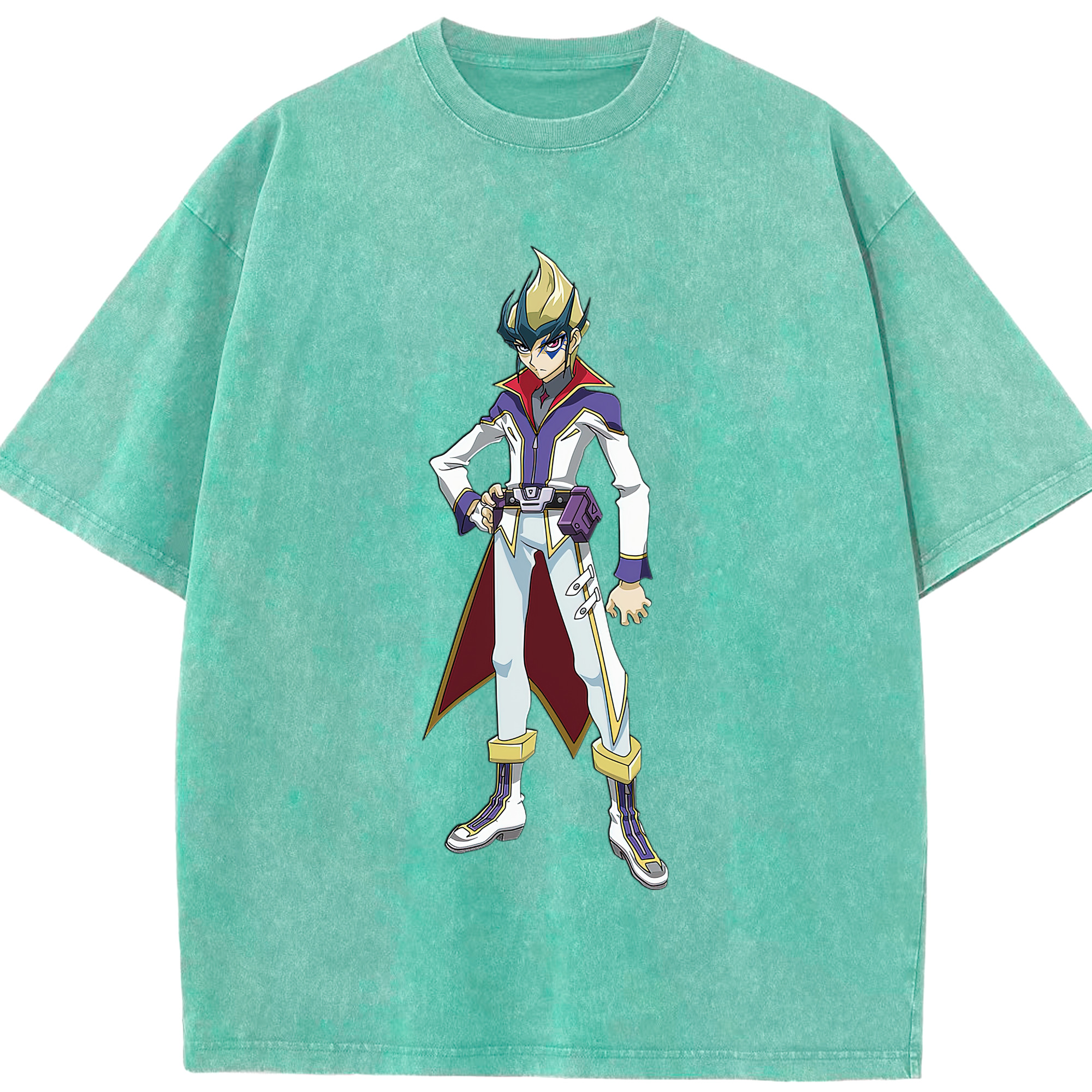 （画像用） 遊☆戯☆王 Yu-Gi-Oh! 綿100% ヴィンテージ風 半袖Tシャツ（フロントプリント）